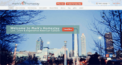 Desktop Screenshot of markshomestay.com