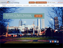 Tablet Screenshot of markshomestay.com